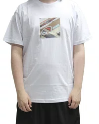 Camiseta Masculina Blinca Metro Manga Curta Estampada - Branco