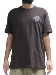 Camiseta Masculina Blunt Básica Astroshroom Manga Curta Estampada - Marrom
