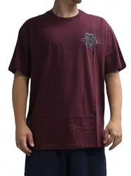 Camiseta Masculina Blunt Basica Astroshroom Manga Curta Estampada - Vinho
