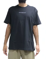 Camiseta Masculina Blunt Básica Derelict Manga Curta Estampada - Preto