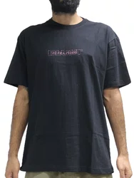 Camiseta Masculina Blunt Básica Spike Manga Curta Estampada - Preto