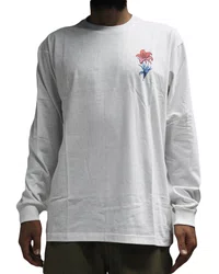 Camiseta Masculina Blunt Eden Manga Longa Estampada - Branco