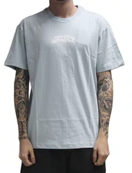 Camiseta Masculina Blunt Lettering Manga Curta Estampada - Azul