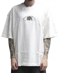 Camiseta Masculina Blunt Over Chocoblunt B Manga Curta Estampada - Natural