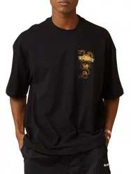 Camiseta Masculina Blunt Over Conquista Manga Curta Estampada - Preto