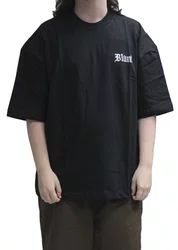 Camiseta Masculina Blunt Over Giardino Manga Curta Estampada - Preto