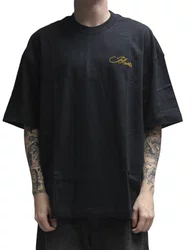 Camiseta Masculina Blunt Over Pareidolia B Manga Curta Estampada - Preto