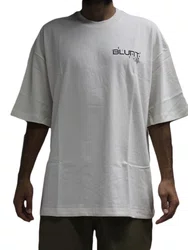 Camiseta Masculina Blunt Over Planet Manga Curta Estampada - Off White