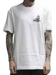 Camiseta Masculina Blunt Palazzo B Manga Curta Estampada - Branco