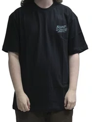 Camiseta Masculina Blunt Premium Fellini Manga Curta Estampada - Preto