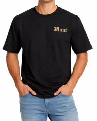 Camiseta Masculina Blunt Premium Mokoto Manga Curta Estampada - Preto