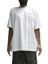 Camiseta Masculina Chocolate Chuck Over Manga Curta Estampada - Branco