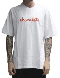 Camiseta Masculina Chocolate Og Chunk Manga Curta Estampada - Branco