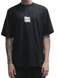Camiseta Masculina Chocolate Og Square Heavy Manga Curta Estampada - Preto