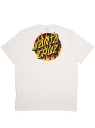 Camiseta Masculina Colab THRASHER X SANTA CRUZ Flame Dot SS - Off