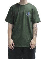 Camiseta Masculina DC Freshman Manga Curta Estampada - Verde