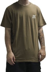 Camiseta Masculina DC Palletline Manga Curta Estampada - Marrom
