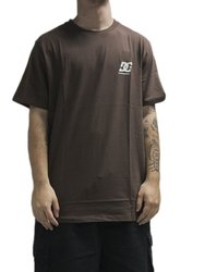 Camiseta Masculina DC Palletline Manga Curta Estampada - Marrom Escuro