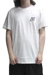 Camiseta Masculina DC Palletline Manga Curta Estampada - Off White