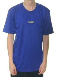 Camiseta Masculina DC Printed Patch Manga Curta Estampada - Royal