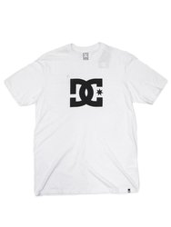 Camiseta Masculina DC Star Manga Curta Estampada - Branco