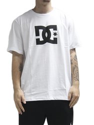 Camiseta Masculina DC Star Manga Curta Estampada - Branco