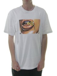 Camiseta Masculina DGK Gloss Tee Manga Curta Estampada - Branco