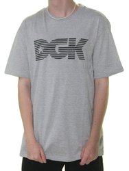 Camiseta Masculina DGK Levels Tee Manga Curta Estampada - Cinza Mesclado