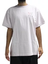 Camiseta Masculina Diamond All Over Gems Manga Curta Estampada - Bege