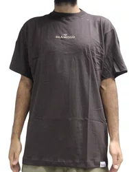 Camiseta Masculina Diamond Classic Manga Curta Estampada - Marrom