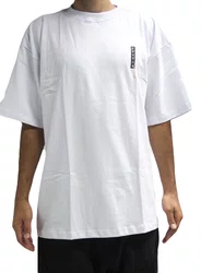 Camiseta Masculina Diamond Dragon Og Oversized Manga Curta Estampada - Branco