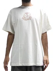 Camiseta Masculina DIamond Eternal Light Manga Curta Estampada - Off White
