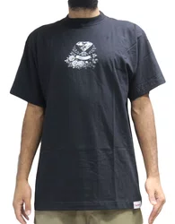 Camiseta Masculina Diamond Eternal Light Manga Curta Estampada - Preto