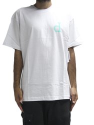 Camiseta Masculina Diamond Polo Script Manga Curta Estampada - Branco