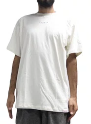 Camiseta Masculina Diamond Stone Cut Industrial Manga Curta Estampada - Off White