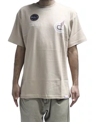 Camiseta Masculina Diamond Wings Manga Curta Estampada - Khaki