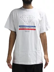 Camiseta Masculina Diamond Yacht Club Classic Manga Curta Estampada - Branco