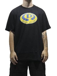 Camiseta Masculina Dropdead Logo Manga Curta Estampada - Preto
