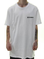 Camiseta Masculina Element Blazin Chest Manga Curta Estampada - Branco