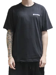 Camiseta Masculina Element Blazin Chest Manga Curta Estampada - Preto