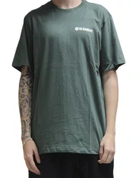 Camiseta Masculina Element Blazin Chest Manga Curta Estampada - Verde