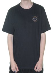 Camiseta Masculina Element Glacier Manga Curta Estampada - Preto