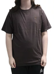 Camiseta Masculina Element Mini Emb Manga Curta Estampada - Marrom Escuro