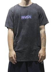 Camiseta Masculina Element RVCA Super Bad Manga Curta Estampada - Preto