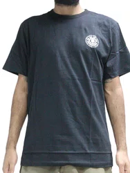 Camiseta Masculina Element Seal Bp Manga Curta Estampada - Preto