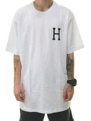 Camiseta Masculina Essentials Classic H Manga Curta Estampada - Branco