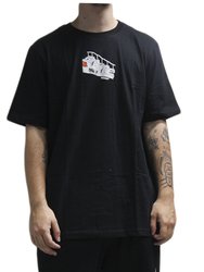 Camiseta Masculina Federal Art BZ Manga Curta Estampada - Preto