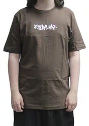 Camiseta Masculina Federal Art NTS Manga Curta Estampada - Marrom