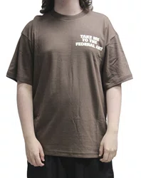 Camiseta Masculina Federal Art Street Manga Curta Estampada - Marrom