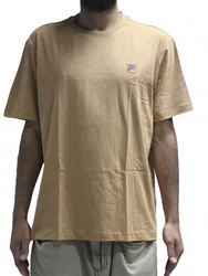 Camiseta Masculina Fila Comfort Classic Manga Curta Estampada - Marrom